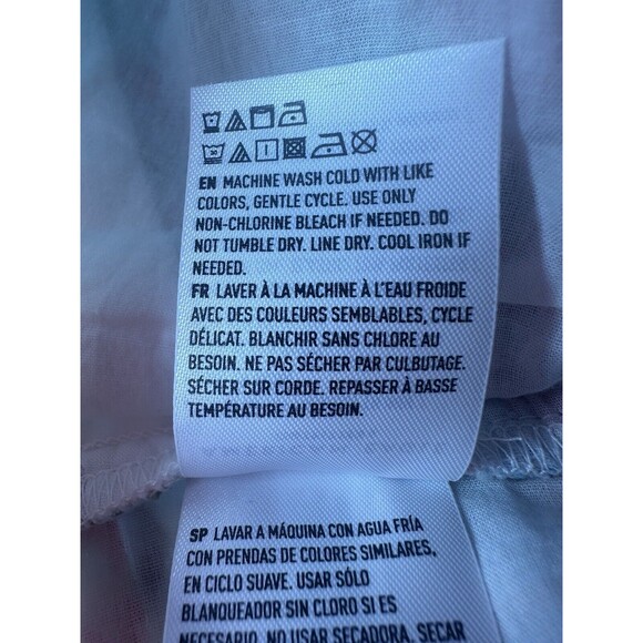 AMERICAN EAGLE Cropped Floral Cinch‎ Front Smocked Back Ruffle Halter XS NWT - Picture 7 of 10